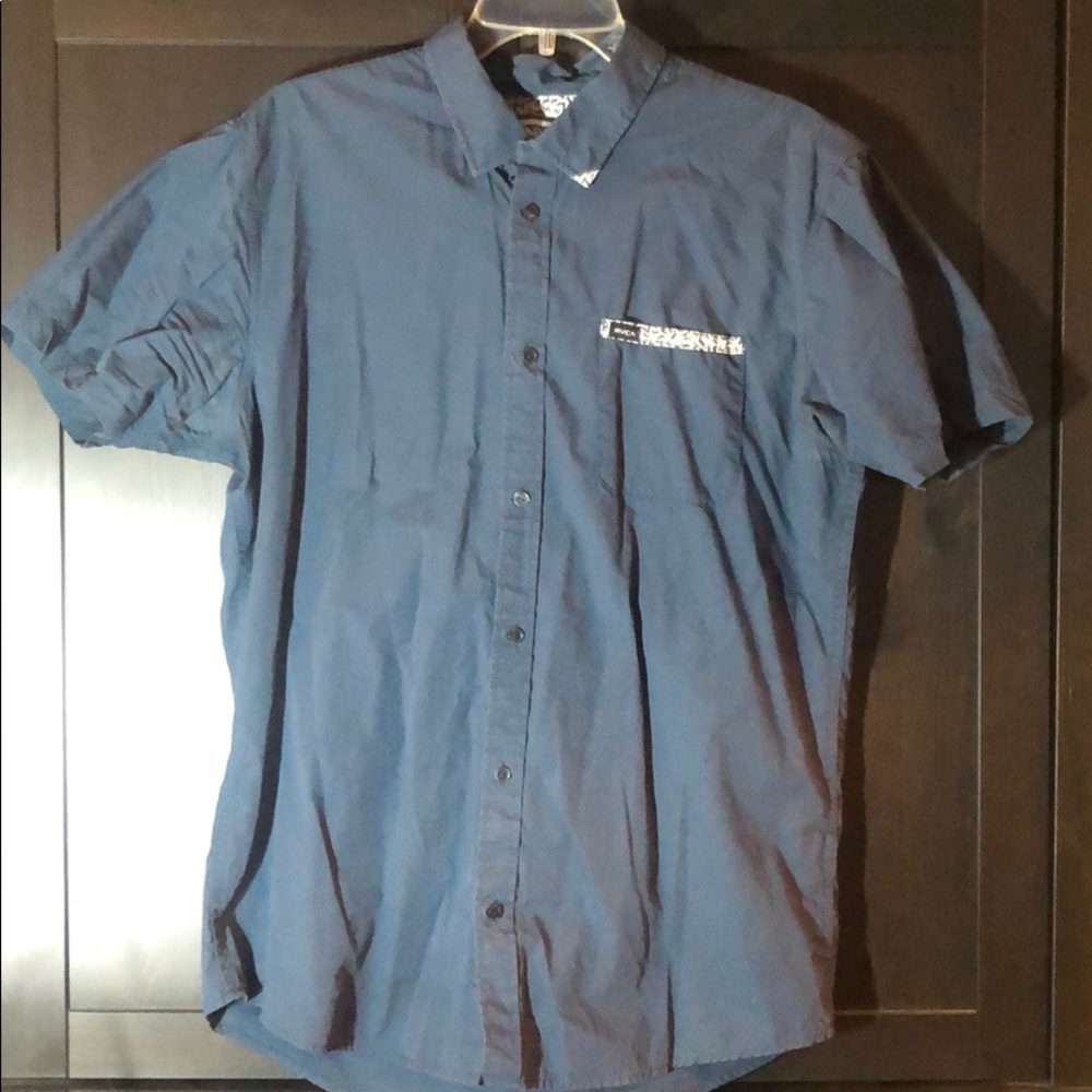 RVCA button up Large